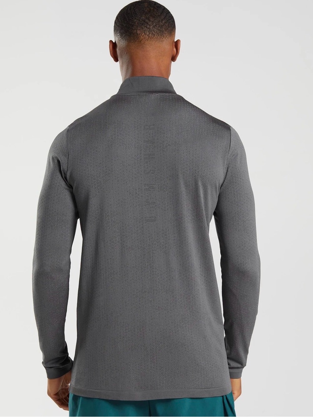 Gymshark Sport Seamless 1/4 Zip Long Sleeve Performance Pullover Size L - Picture 2 of 7